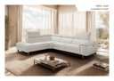 Divano componibile con penisola Sx mod. 010ER