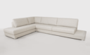 Penisola con pouf terminale Sx