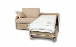Divano con letto sinistro aperto