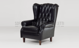 Bergère Poltrona col. nero