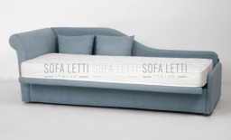 Doppio letto max estraibile celeste cielo