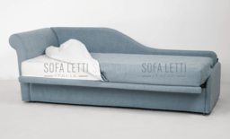 Doppio letto estraibile celeste cielo