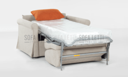 Poltrona con letto aperto