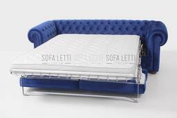 Divano mod. Chester con letto matrimoniale materasso max H 13/14 cm