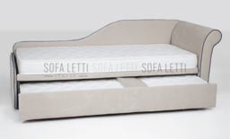 divano dormosa con due letti singoli affiancati utilizzabile come  letto matrimoniale 
